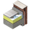 60mm Kingspan GreenGuard GG300 R Rigid Extruded Polystyrene Insulation Board 1250mm x 600mm Pack of 7