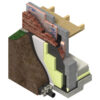 60mm Kingspan GreenGuard GG300 R Rigid Extruded Polystyrene Insulation Board 1250mm x 600mm Pack of 7