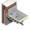 60mm Kingspan Thermaroof TR26 PIR Insulation Board 2400mm x 1200mm (8' x 4') Pack of 5
