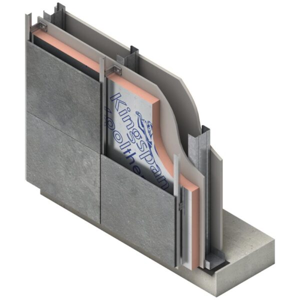 70mm Kingspan Kooltherm K15 Rainscreen Cladding Insulation 2400mm x 1200mm Pack of 4