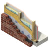 150mm Kingspan ThermaWall TW55 PIR Insulation Board 2400mm x 1200mm (8' x 4') Pack of 2