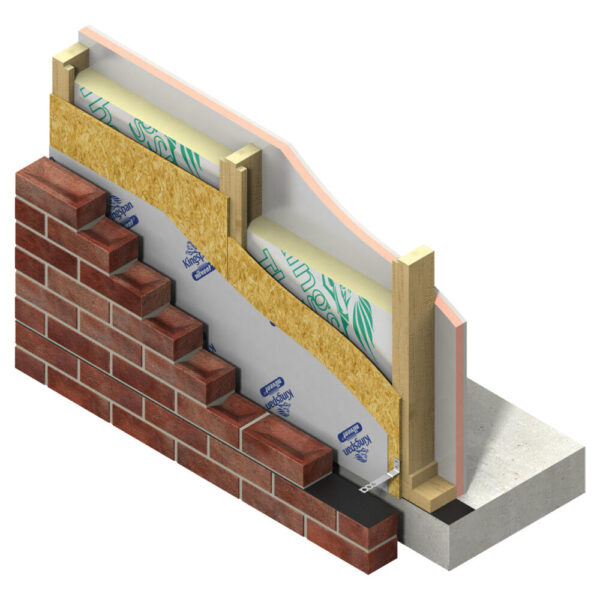 30mm Kingspan ThermaWall TW55 PIR Insulation Board 2400mm x 1200mm (8' x 4') Pack of 10