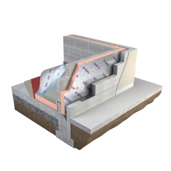 60mm Unilin Safe-R SR/CW Partial Fill Cavity Wall Phenolic Insulation Board 1200mm x 450mm Pallet of 180