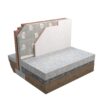 82.5mm Unilin Safe-R SR/TB Dot & Dab Insulated Plasterboard 2400mm x 1200mm (8’ x 4’) Pallet of 26