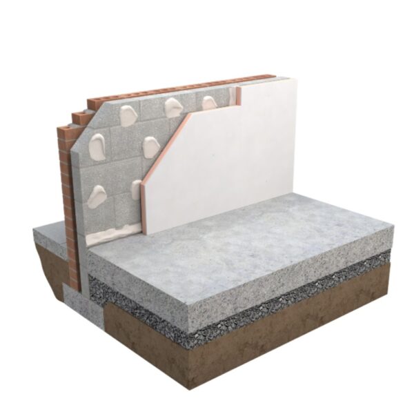 62.5mm Unilin Safe-R SR/TB Dot & Dab Insulated Plasterboard 2400mm x 1200mm (8’ x 4’) Pallet of 36