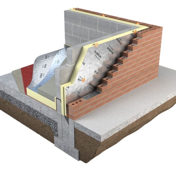 100mm Unilin T&G XT/CW Partial Fill Cavity Wall Insulation Board 1200mm x 450mm Pallet of 100