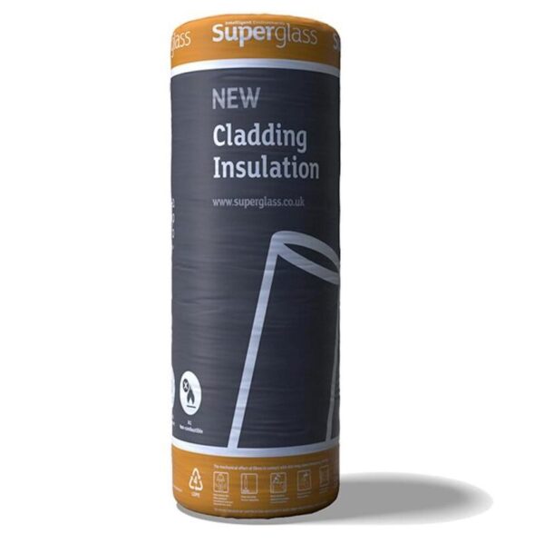 90mm Superglass Cladding Mat 40 Thermal & Acoustic Roll 12.78m2