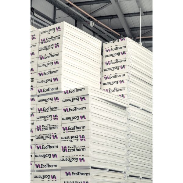 80mm Ecotherm Eco-Versal PIR Insulation Board 2400mm x 1200mm (8' x 4')