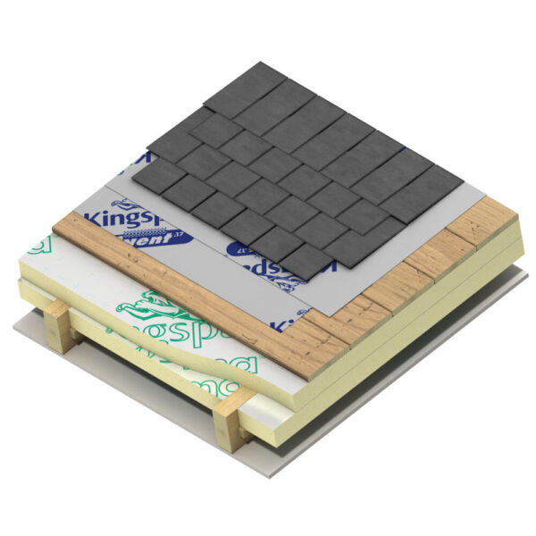 70mm Kingspan ThermaPitch TP10 PIR Insulation Board 2400mm x 1200mm (8' x 4') Pack of 4