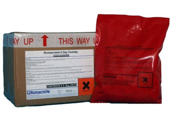 RonaScreed 4 Day Overlay Quick Drying Screed Additive – 18kg Bag
